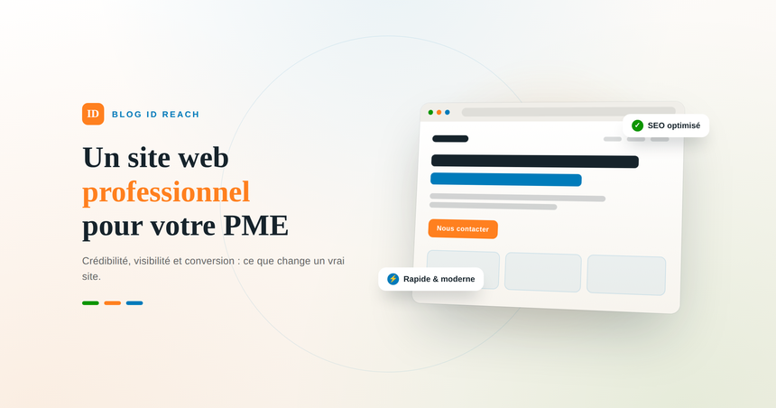 Pourquoi votre PME a besoin d'un site web professionnel