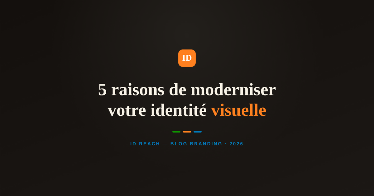 5 raisons de moderniser votre identité visuelle en 2026